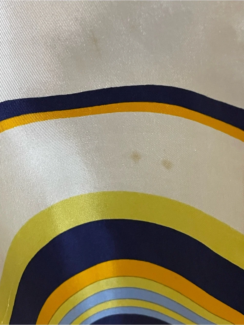 Large Vintage Adolfo Silk Scarf 23 x 53 In Very Good Condition